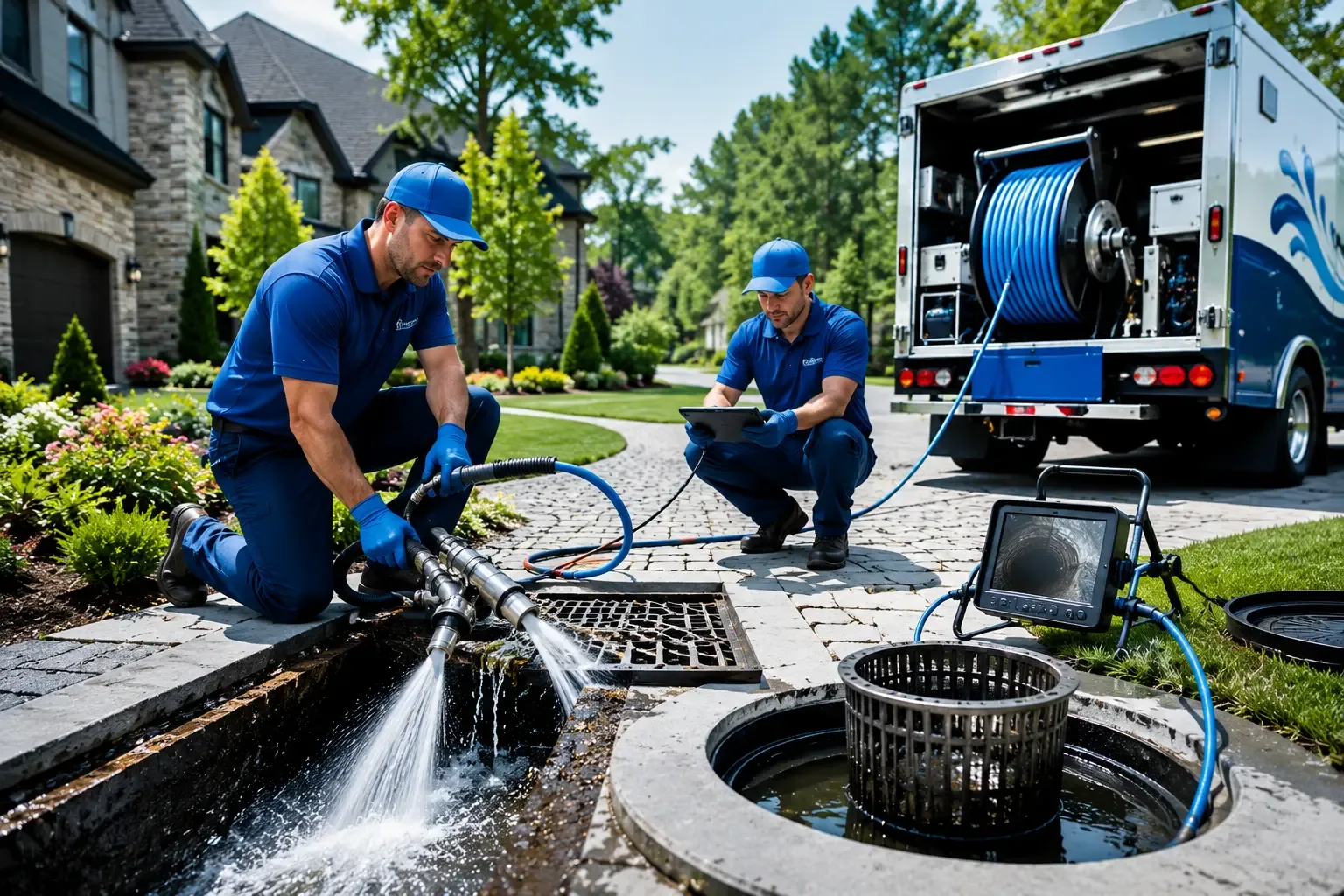 Local outdoor drain cleaning professionals in Goodrich, TX