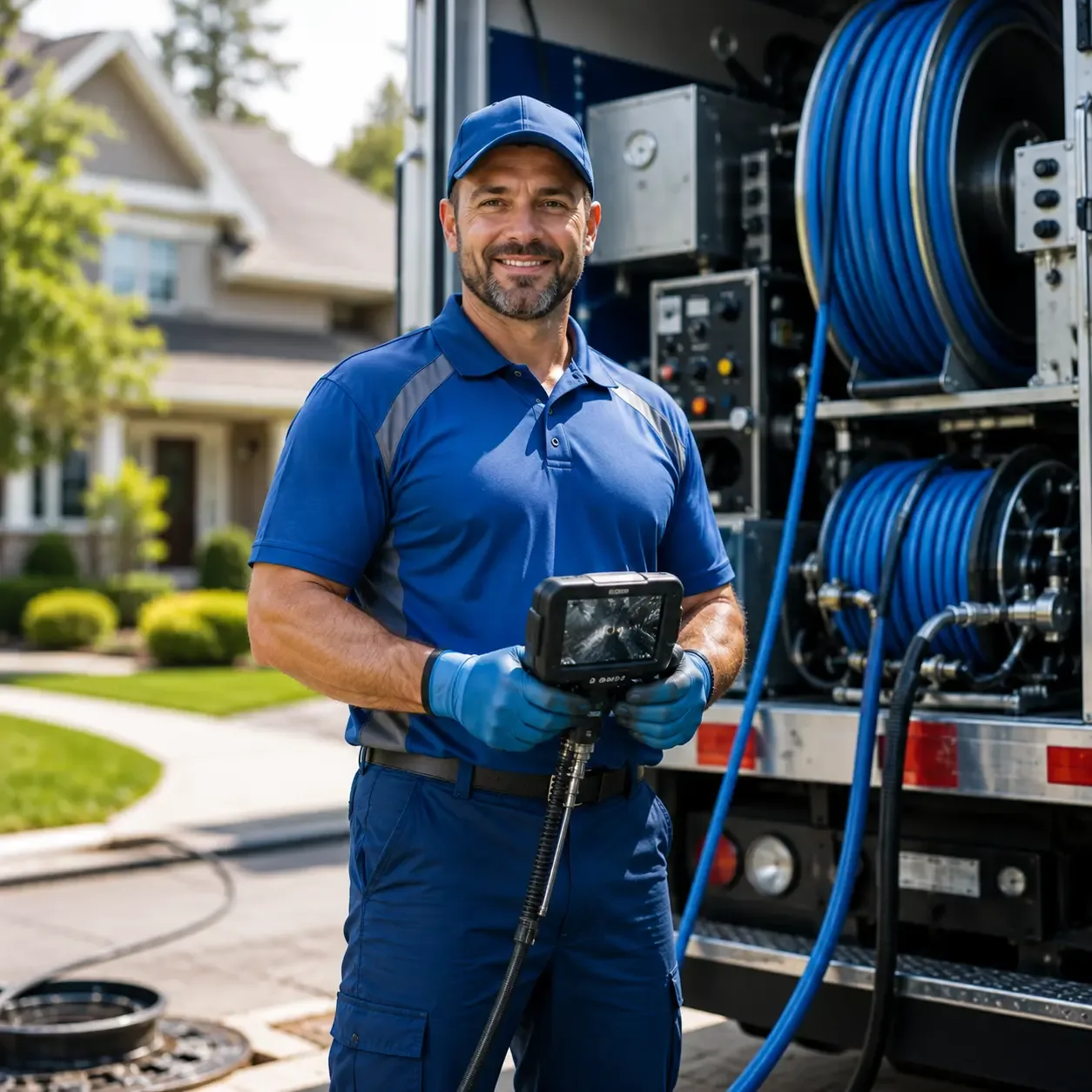 Local outdoor drain cleaning specialists in Goodrich, TX